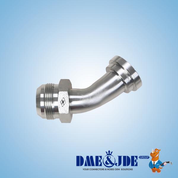 DAJCM4334 45° Forged Elbows JIC Male 74° Hydraulic Flange