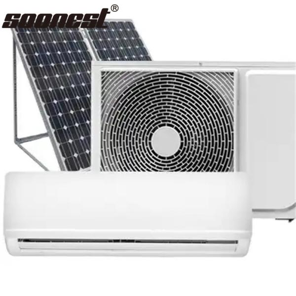 120V AC Solar Cell Air Conditioner With Solar And Batter Central Air Conditioner On Solar Energy Solar Air Conditioner