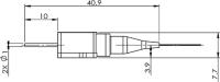 TY-450NM+/-05NM-3.0W-25C-2PIN-0.22NA Fiber Coupled Laser Diode