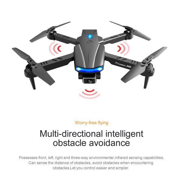 GPS Drone S85 HD4K Dual-camera Anti-collision Obstacle Avoidance 4-axis Folding Remote Control Aircraft