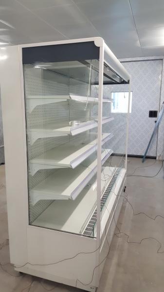 Refrigerador da exposição da bebida do refrigerador da exposição de Multideck do ar livre com os painéis de extremidade de vidro