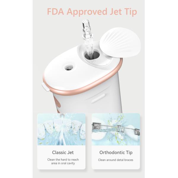 Home Travel Oral Irrigator Water Flosser 2000mAh Electric Water Picks For Teeth