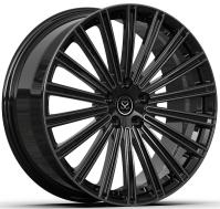 23x11.5 Noir brillant Spokes usinées 1-PC roues forgées Pour 2011 G Wagon