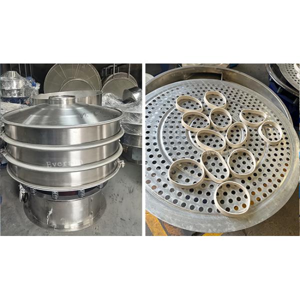 Fine Herbal Powder Stainless Steel Vibrating Screen Diameter 600mm Sifter Machine
