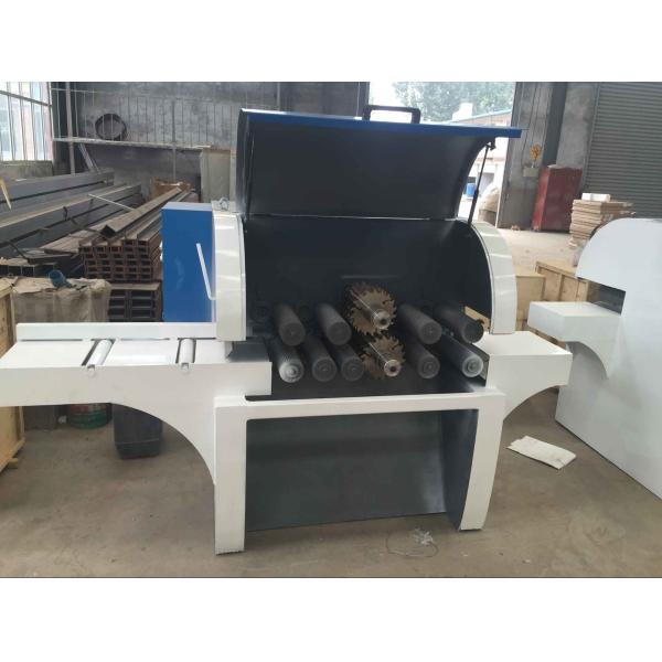 Two Shaft Multiple Blade Rip circular Saw with water cooling blade for wood panel cutting