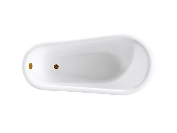PMMA Acrylic Free Standing Bathtub Ergonomic Soaking Function SP1711A B