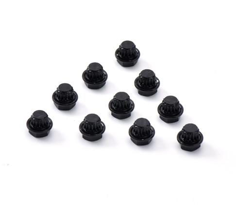 Anodized CD Pattern Aluminum Rivets Decorative Nails Electrophoretic Black