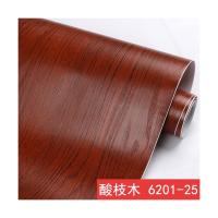 Grain de bois Meubles de décoration de maison Enveloppe en vinyle Autocollant pour mur autocollant PVC Tapis peint pour bureau de cuisine Porte de bureau Film décoratif