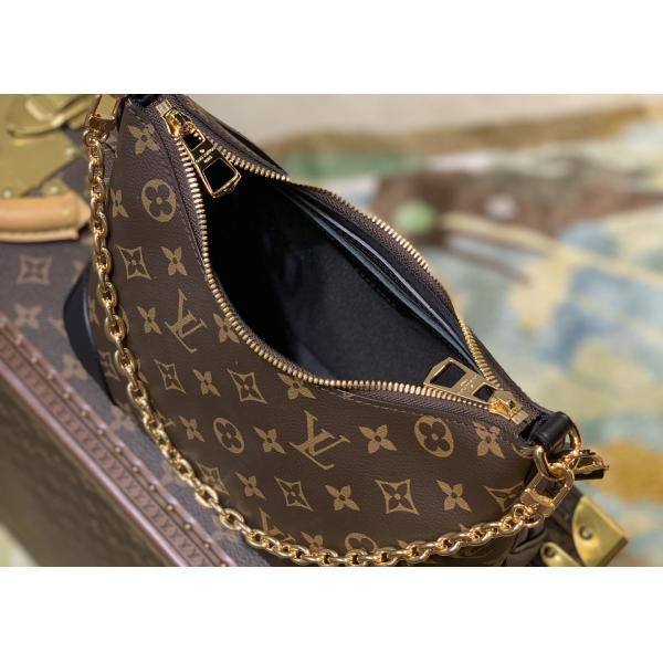 Ladies Odeon Chain 27cm Single Strap Shoulder Handbags Brown