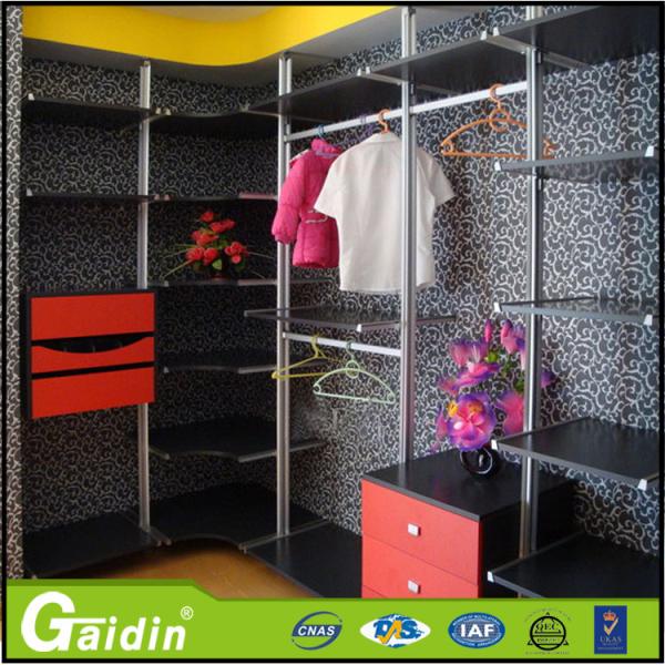 hottest luxury aluminum profile modern design bedroom furniture cloth modular wardrobe