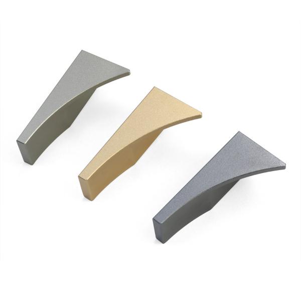 Modern Four Star Golden Aluminum Cupboard Door Handles For Decoration