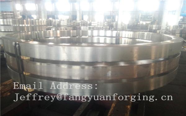 DIN JIS Stainless Rolled Steel Rings Heat Treatment And Machined