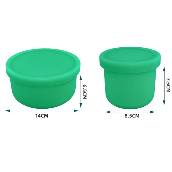 Силиконовая коробка с бэнто для детей малыши Силиконовая коробка с обедом для пищевых продуктов