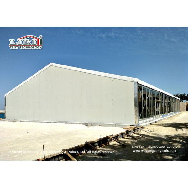 Glass Wall 5M Semi Permanent Building Tents For Wedding Events