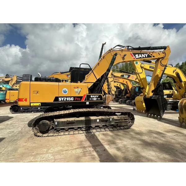 Hydraulic Used Crawler SANY 215 Excavator With Cummins QSL9-C455 Diesel Engine