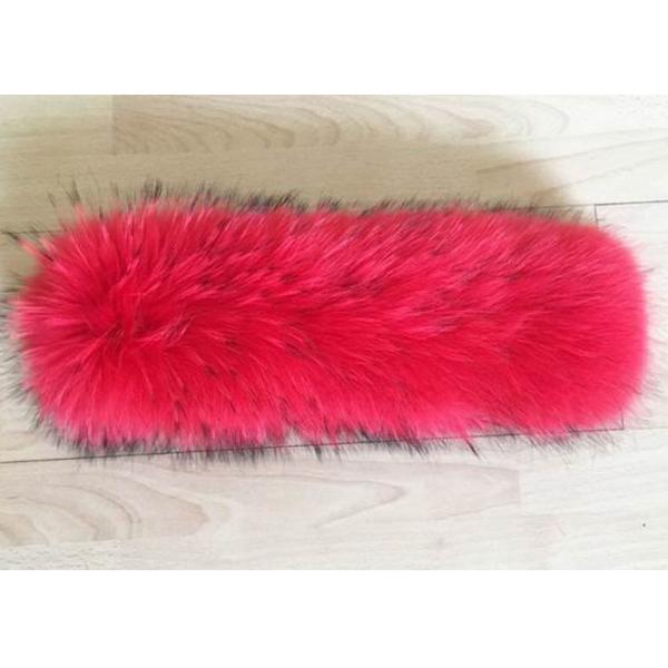 Покрашенные воротника меха енота цвета мягкие длинного Хандмаде теплые приглаживают для клобука куртки