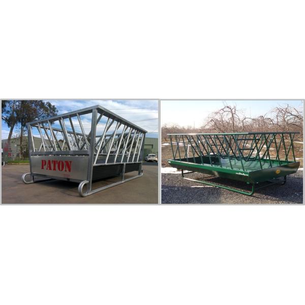 Cattle Horse Livestock Galvanized Or Powder Coating Round Bale Hay Feeder