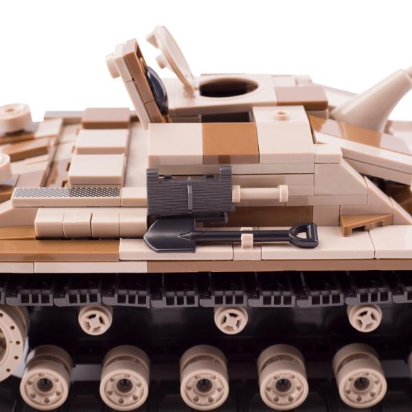Children gifts military armor weapon German assault No.3 desert field tank building blocks toys