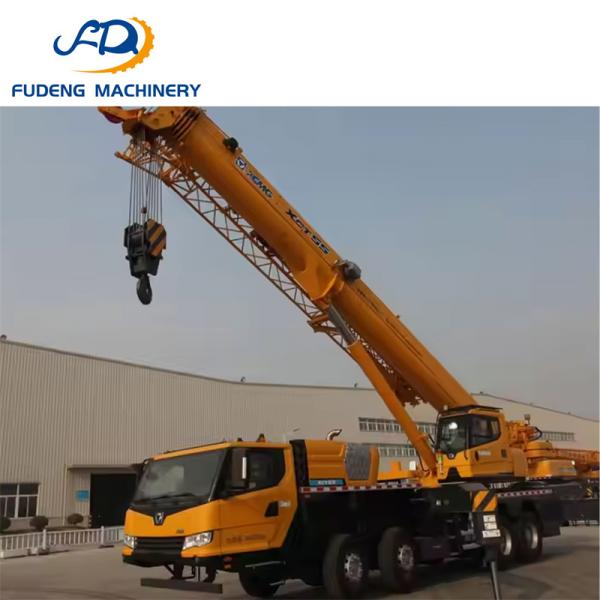 Professional Grade Used Wheel Truck Crane with XCMG XCT55 55Ton Mobile Truck Crane for Lifting