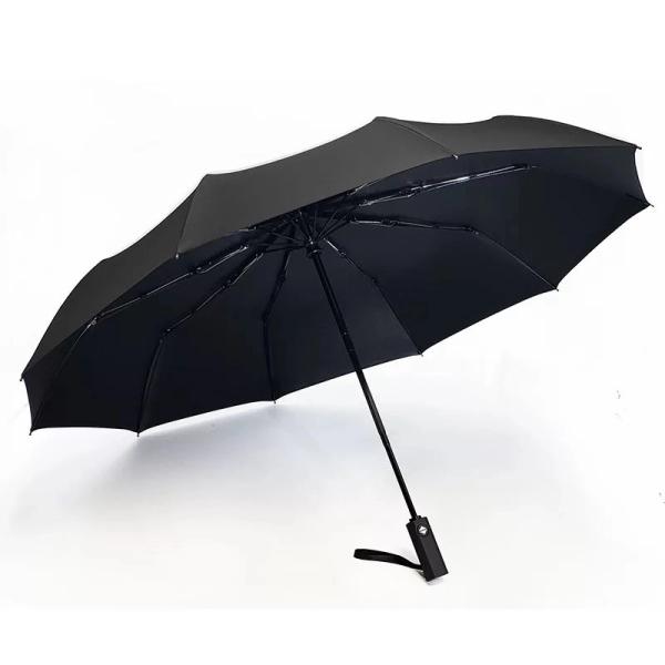 Customizable Logo Printing Dual Purpose Tri Fold Umbrella for Sun and Rain Protection