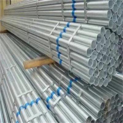 Tubo de aço galvanizado DC53D Z200 85 mm OD 8 mm de espessura Tubo de aço laminado a quente branco puro PT