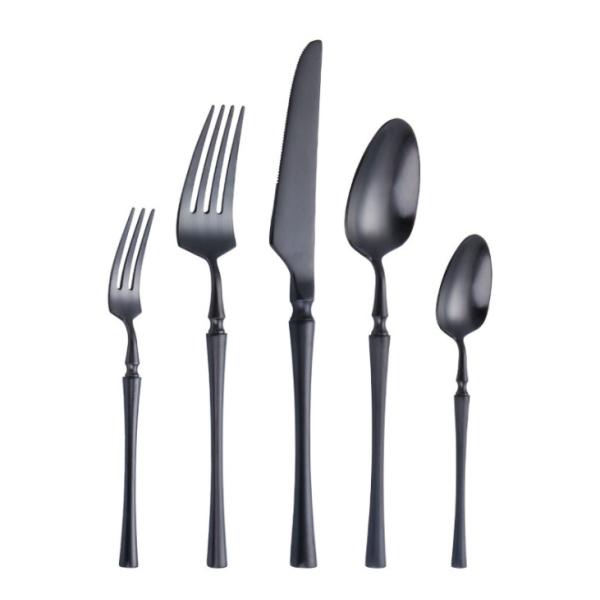 NC021 Stainless Steel Hotel Cutlery/Kitchen Household/Dinnerware Matte Black