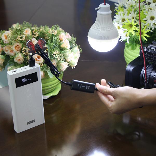 1.5m 2m USB к 12V Step Up конвертерный кабель с 5521MM Джек