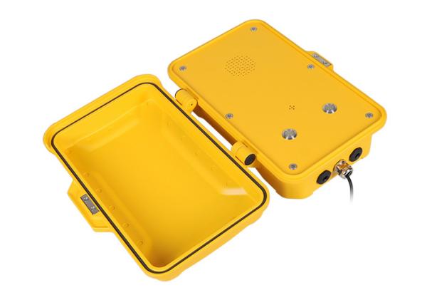 Telefone resistente do tempo do seletor da velocidade, sistema telefônico IP66-IP67 da emergência do SOS Voip