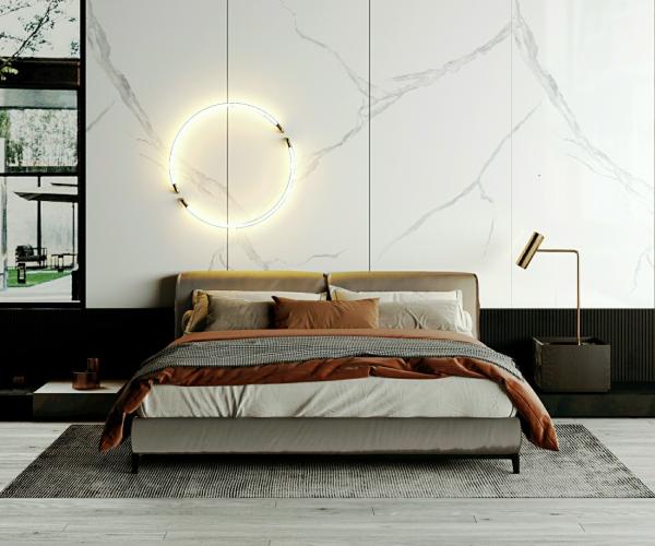 Grau AAA resistente a ácidos piso interior vidrado porcelana polida 900x1800x9mm Para decoração