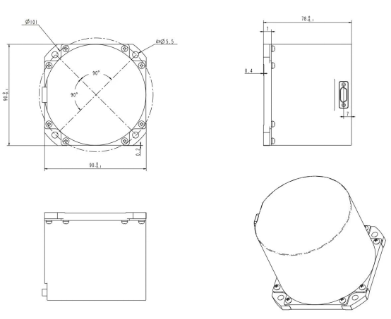High Accuracy Small Size Low Power Consumption Fiber Optic Inertial Unit for Dynamic Measurement