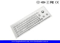 Clavier d'ordinateur industriel imperméable rocailleux en métal avec la boule de commande intégrée