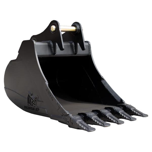 OEM 1-50 Ton Excavator Ditching Bucket , Black Excavator Backhoe Buckets For Construction