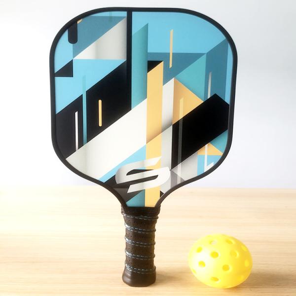 Glass Fiber Indoor Pickleball Paddles 14mm Polypropylene Honeycomb Core Pickleball Racket Set