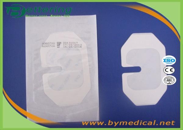 Waterproof Polyurethane Film Wound Dressing , Medical Transparent Iv Dressing