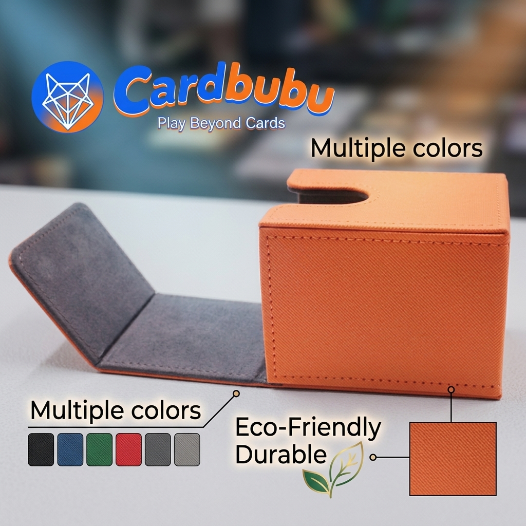 TCG CCG 100 Card Deck Box Funny Magic The Gathering Leather Deck Box