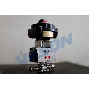 Клапан управления воздушным движением медицинской промышленности пневматический/санитарный шариковый клапан нержавеющей стали