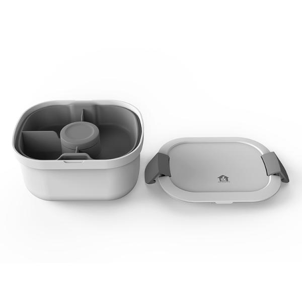 Large Capacity Take Away BPA Free Eco Friendly Food Container with Lid Fork and Knife