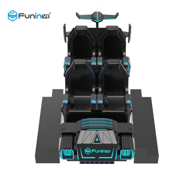 3.8KW 9D Virtual World Simulator VR Interactive Shooting Games 6 Seats For Kids