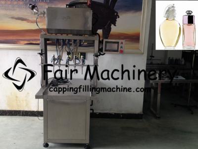 máquina de enchimento do perfume de 2Kw 1L, máquina de engarrafamento semi automática da água 80BPM