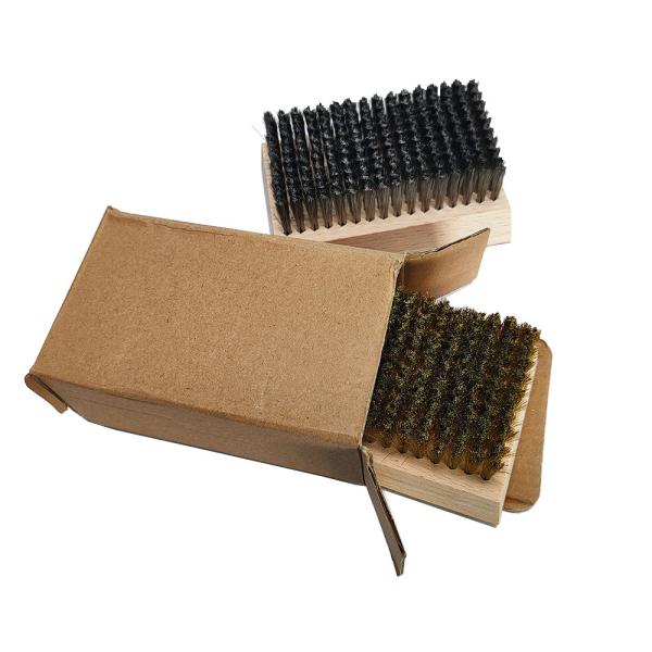 Деревянный низкопробный бук провода углерода жесткой щетки 11cm нержавеющей стали