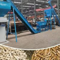 Linha de produção de pellets de biomassa de arroz Husk 1-1,5 t/h Capacidade