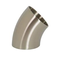 Metal de liga de níquel Inconel 600 de alta qualidade 45 graus Butt Soldadura Cotovelo ASME B16.9 1 a 24 polegadas de prata