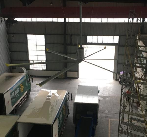 Fãs industriais de baixa velocidade do volume alto de 0.2KW 10FT 3m