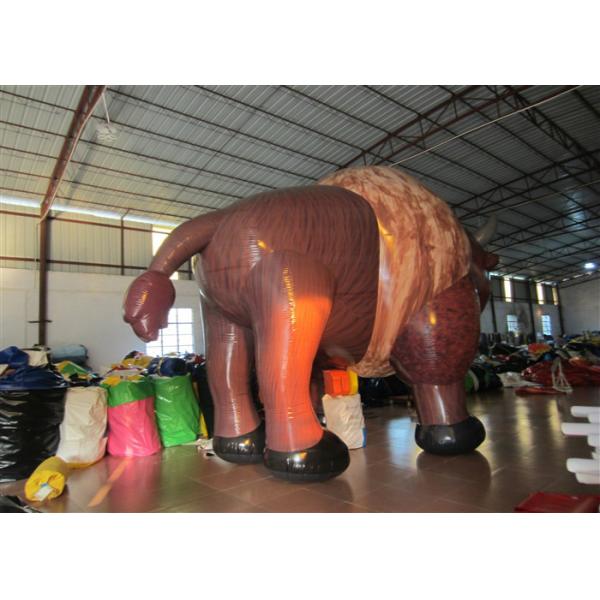 Мультфильм коровы знаков рекламы на открытом воздухе шаржа раздувной большой раздувной для рекламы