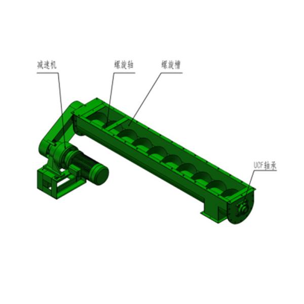 Heat Resistant Customized Carbon Steel Screw Conveyor and Spiral Conveyor