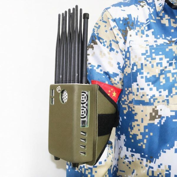 12 Bands 5G 4G 3G Wifi GPS Tracker Portable Signal Jammer 12Walt 30meter Jamming Range