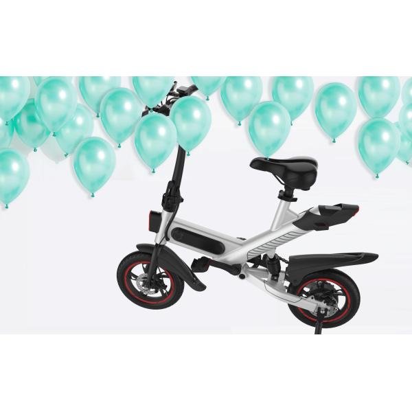 Teenager Portable Folding Electric Bike 350W Simple And Fashionable Design
