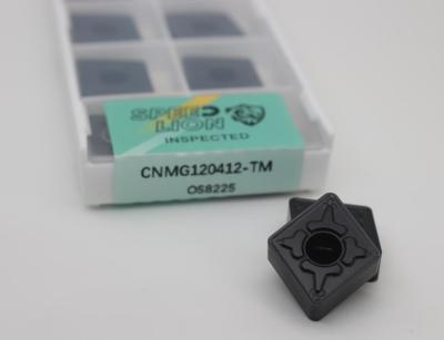 A inserção de gerencio CNMG120412 do carboneto do CNC personalizou para aço temperado