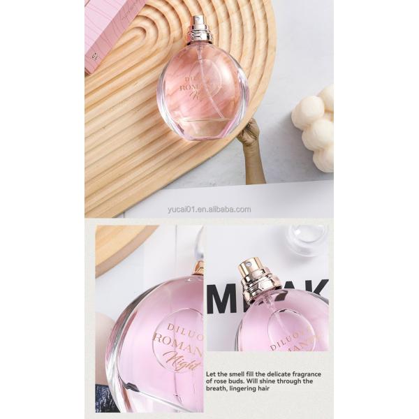 Floral Fragrance Family Long-lasting Natural Fresh 50ml Rose Perfume Spray for Women