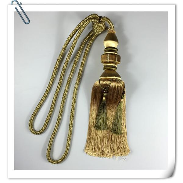 Factory hot sale all kinds of wholesale Cotton Curtain Tassel With Rope Used For Home Decorrative
